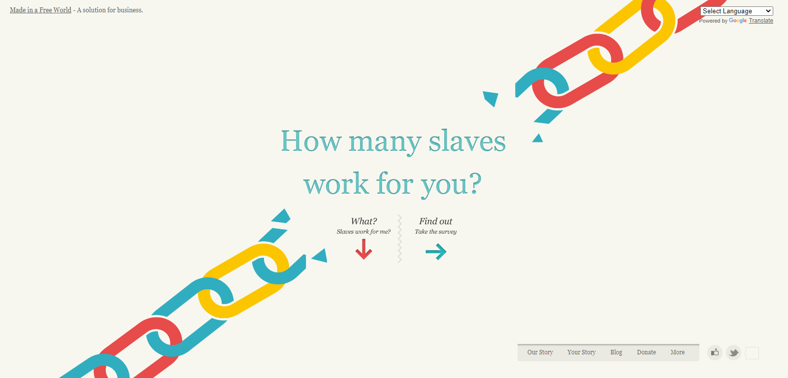 Slavery Foot Print web design ideas